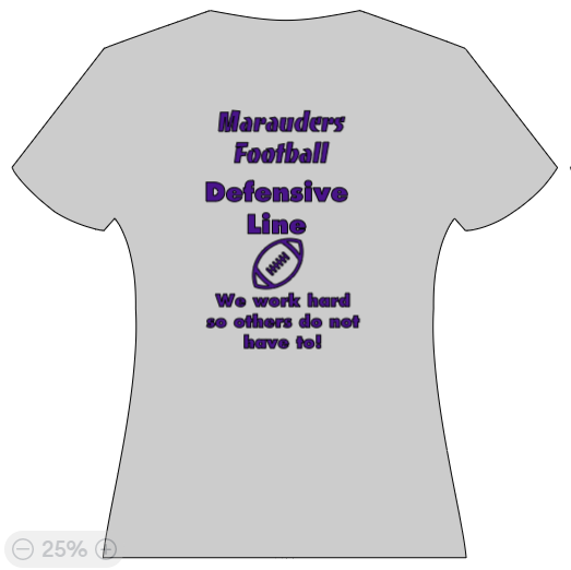 Marauders Defensive Line - we work hard so others do not have to! Marauders