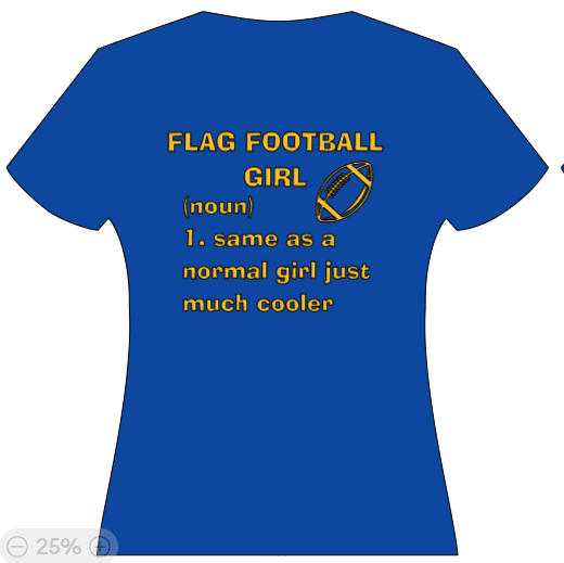 Flag Football Girl