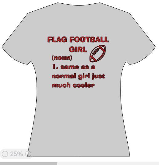 Flag Football Girl