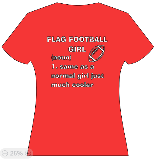 Flag Football Girl