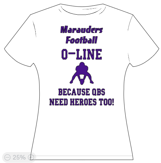 Maraduers O-LINE because QBs need heroes too!