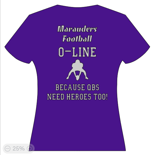 Maraduers O-LINE because QBs need heroes too!