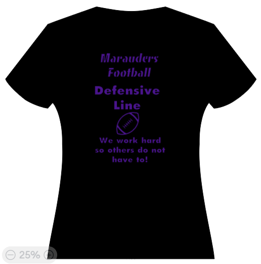 Marauders Defensive Line - we work hard so others do not have to! Marauders