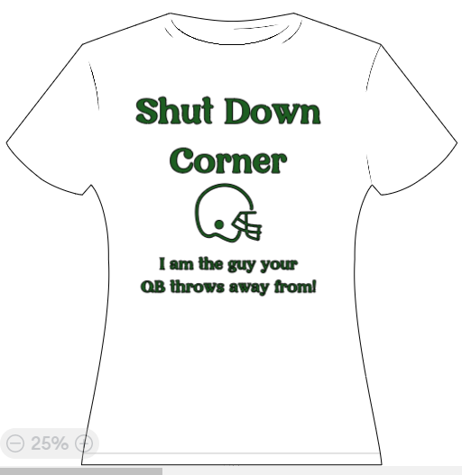 Shut Down Corner - I am the guy your QB throws away from!