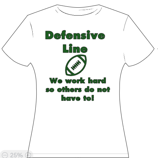 Defensive Line - We work hard so others do not have to!