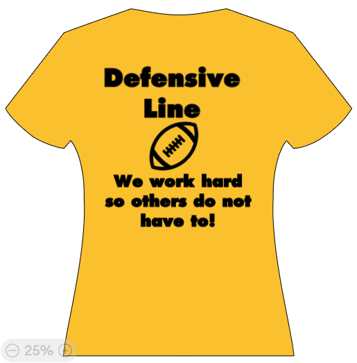 Defensive Line - We work hard so others do not have to!