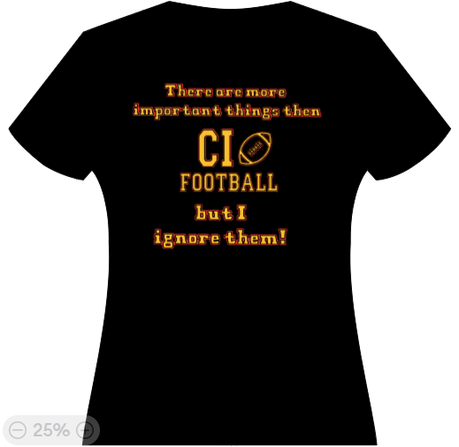 CI Football - There are more important things than CI Football but I ignore them!