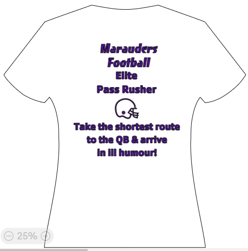 Marauders Football Elite Pass Rusher - Take the shortest route to the QB & arrive in ill humour!