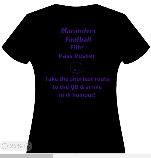 Marauders Football Elite Pass Rusher - Take the shortest route to the QB & arrive in ill humour!