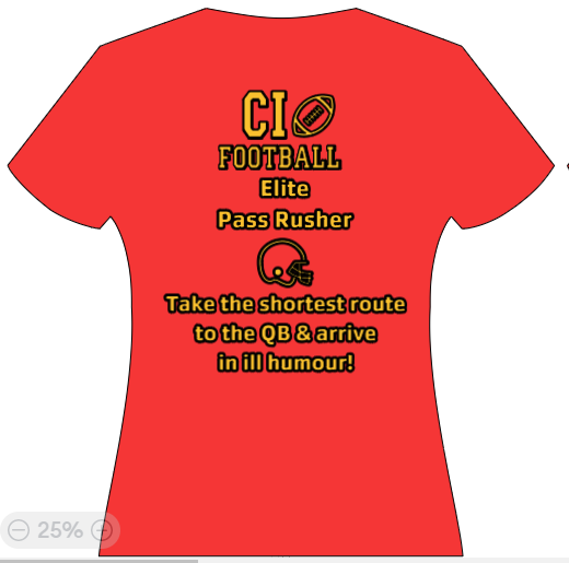 CI Football Elite Pass Rusher - take the shortest route to the QB & arrive in ill humour!