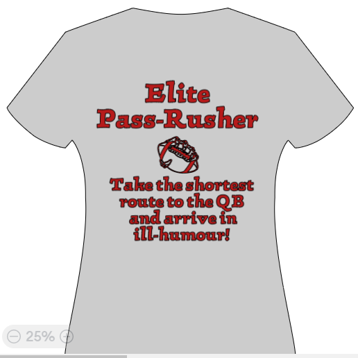 Elite Pass rusher - Take the shortest route to the QB & arrive in ill humour!