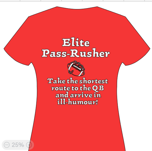 Elite Pass rusher - Take the shortest route to the QB & arrive in ill humour!