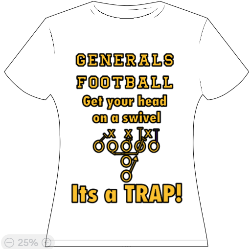 Generals Football - Get your head on a swivel - its a TRAP!