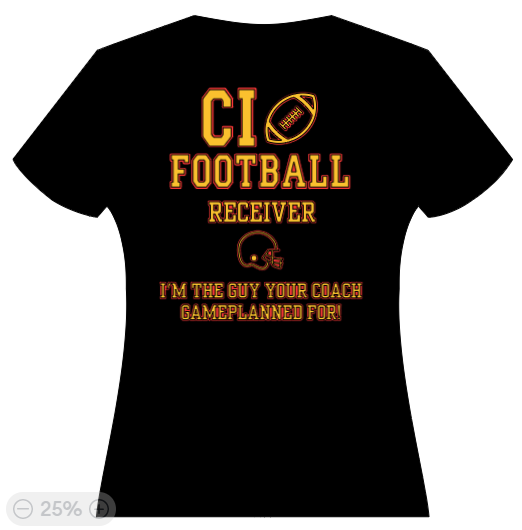 CI Football Receiver - I'm the guy your coach gameplanned for!