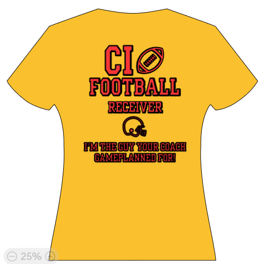 CI Football Receiver - I'm the guy your coach gameplanned for!